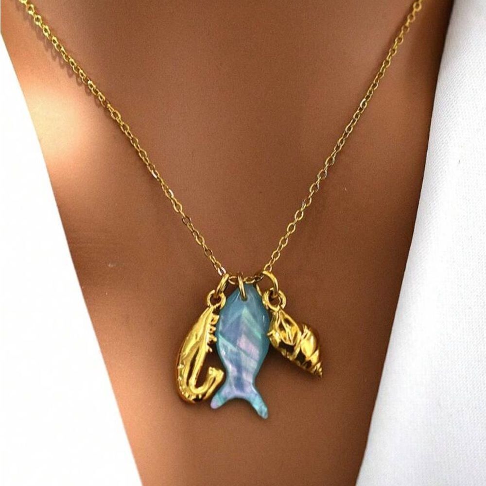 Fish necklace #1580